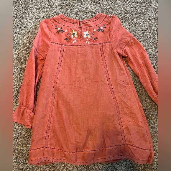 Women’s Burnt Orange Floral Embroidered Altard State Long sleeve extra small - Picture 7 of 7
